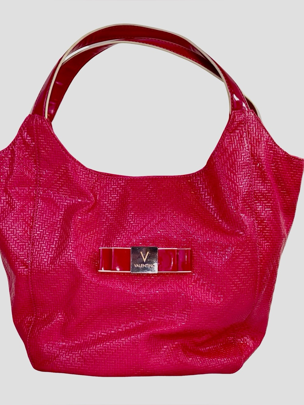 MARIO VALENTINO FUCHSIA PINK SHOULDER BAG